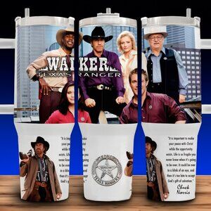 Walker Texas Ranger Chuck Norris Cup Mug Tumbler 40oz